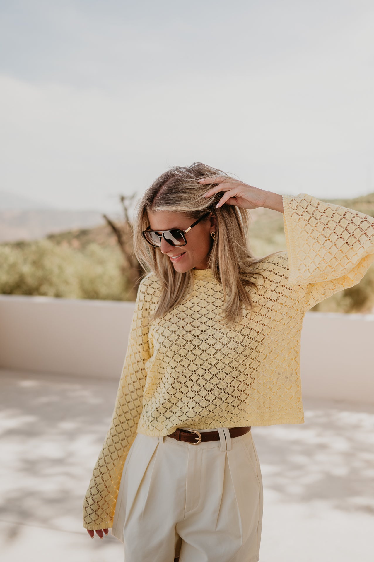 Basso knit I Yellow