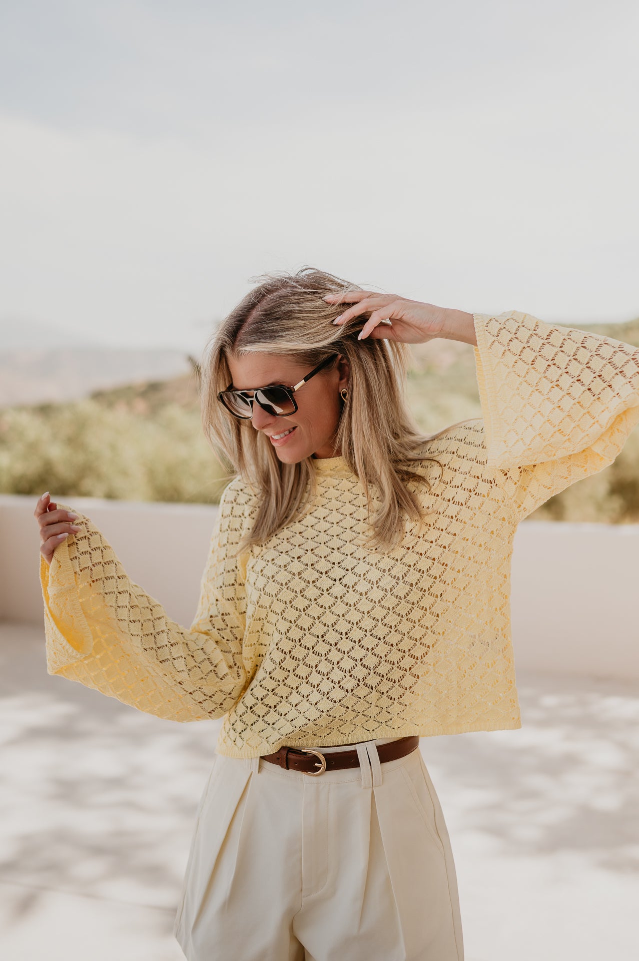 Basso knit I Yellow