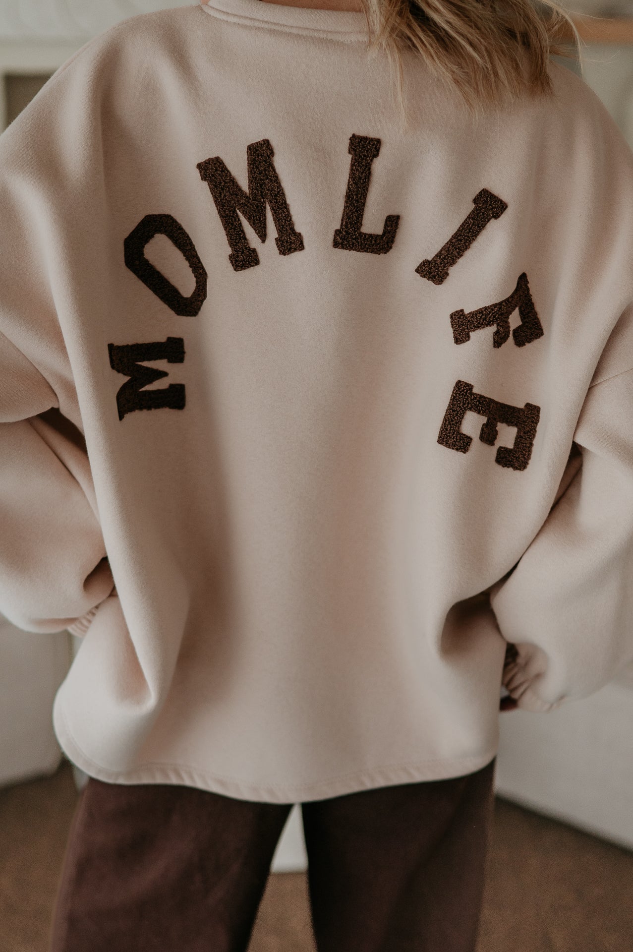 Solido sweater 'MOMLIFE' I Beige