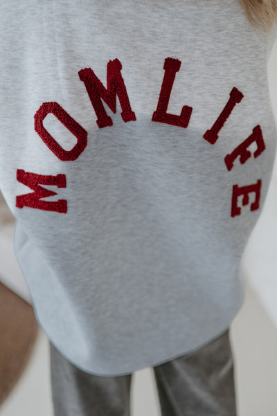 Solido sweater 'MOMLIFE' I Grey