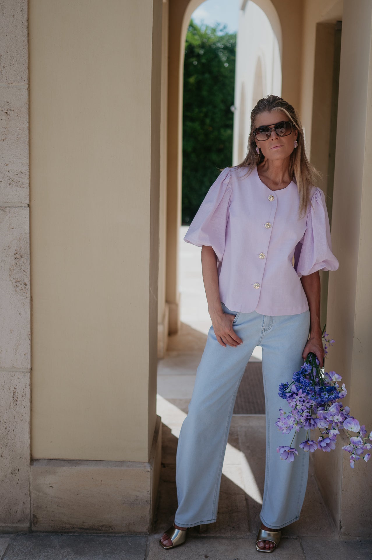 Spegni blouse I Lila