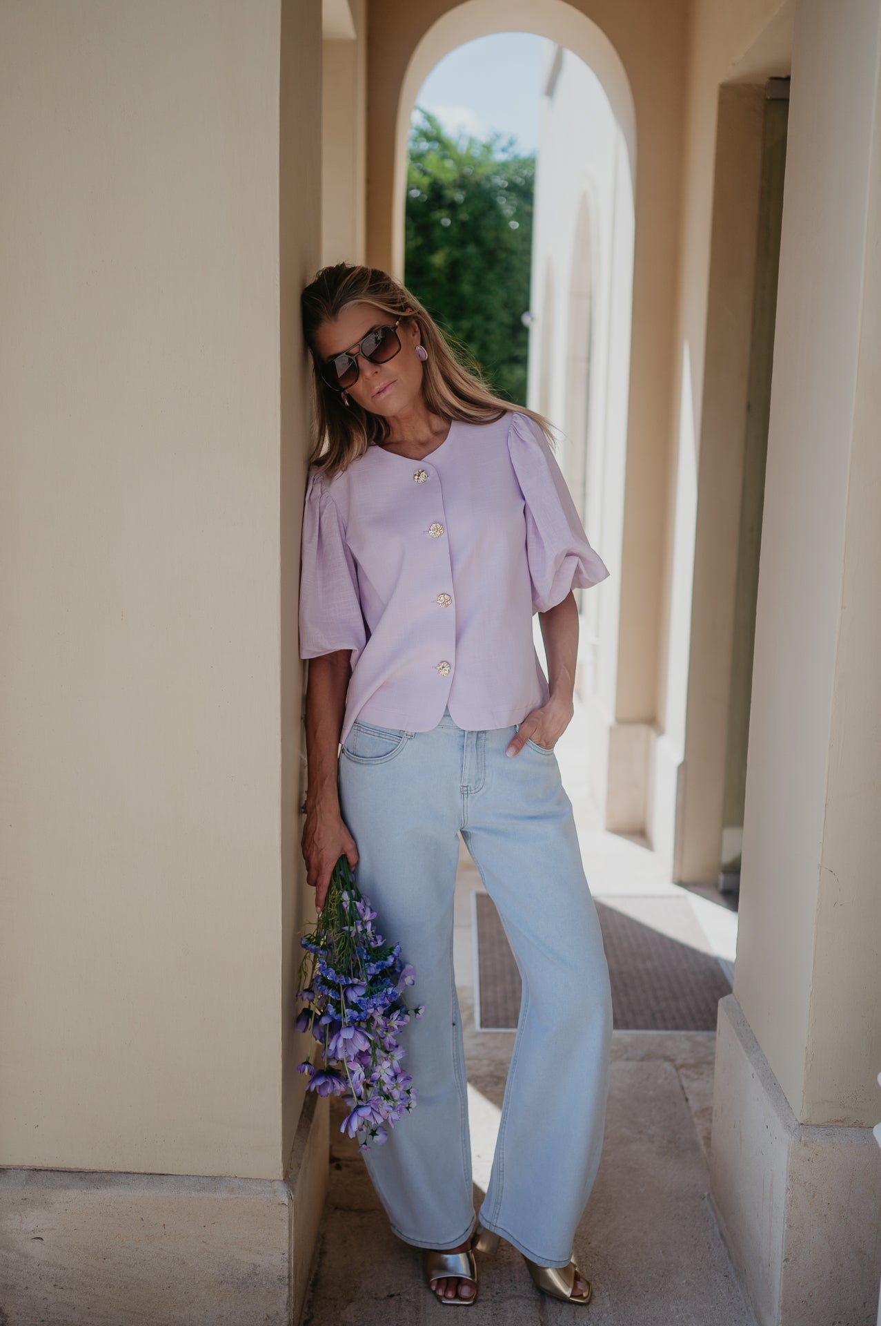 Spegni blouse I Lila