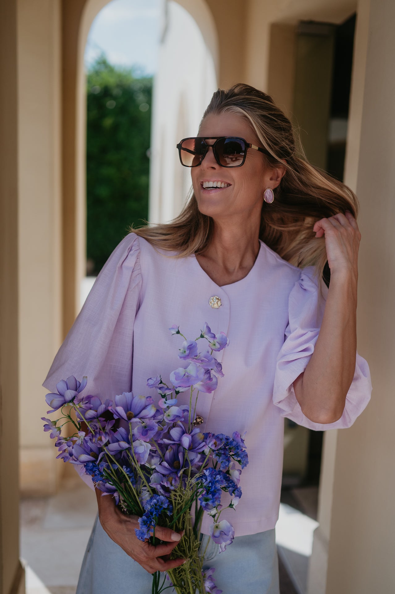 Spegni blouse I Lila