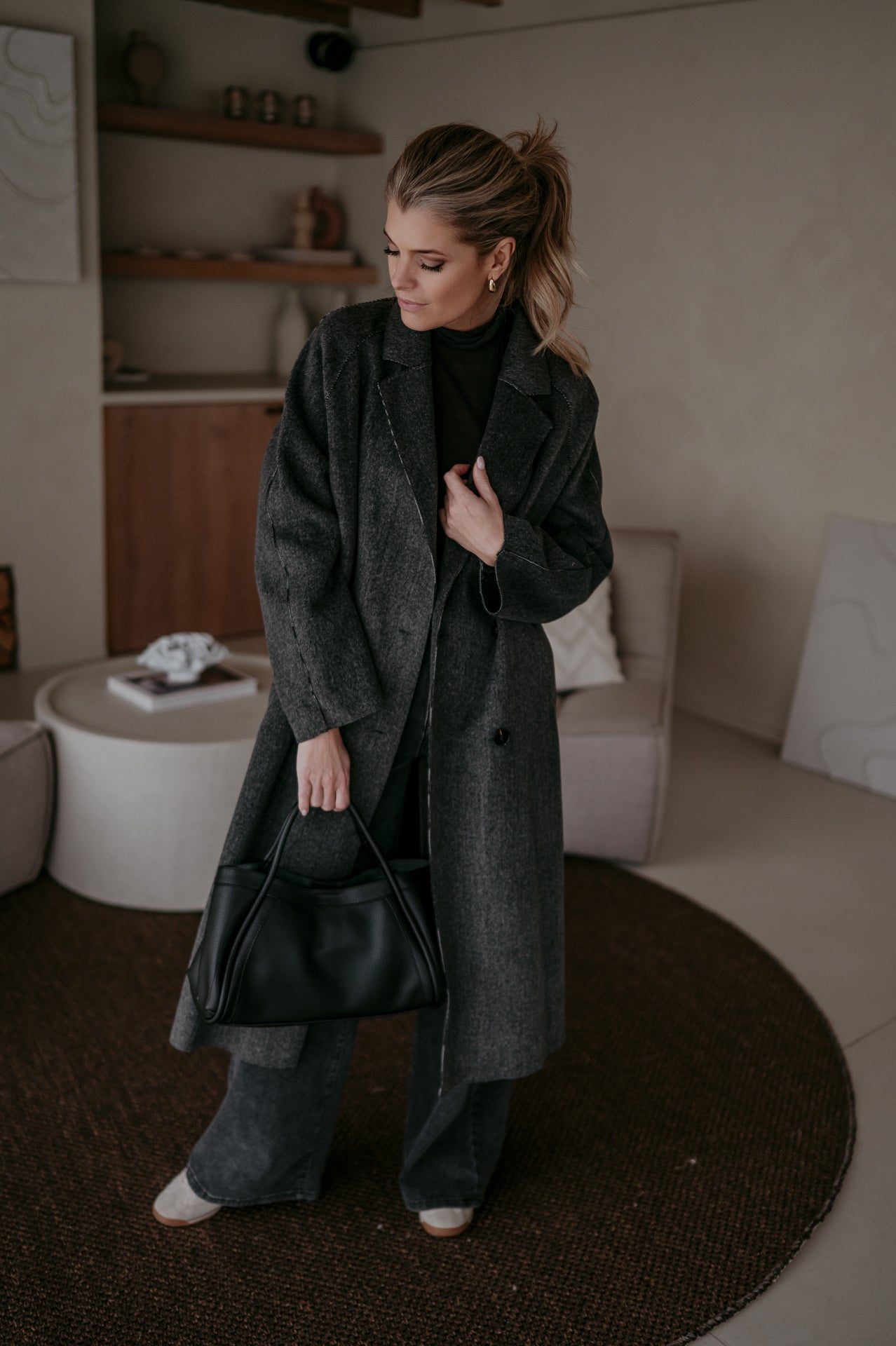 Strode coat I Grey