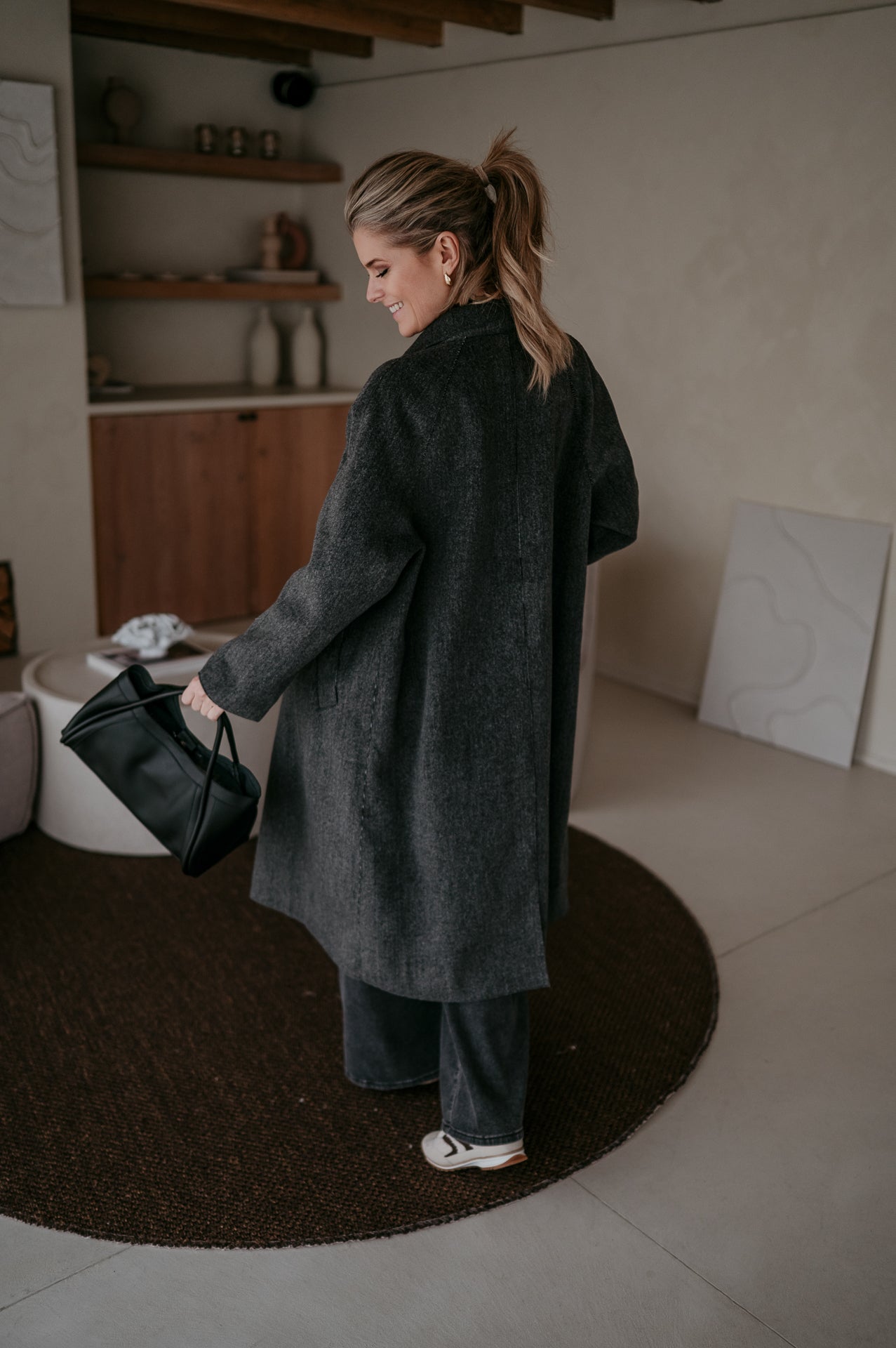 Strode coat I Grey