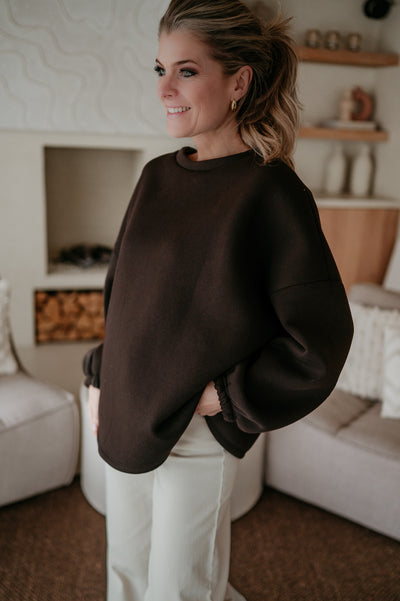 Solido sweater 'HELDIN' I Brown