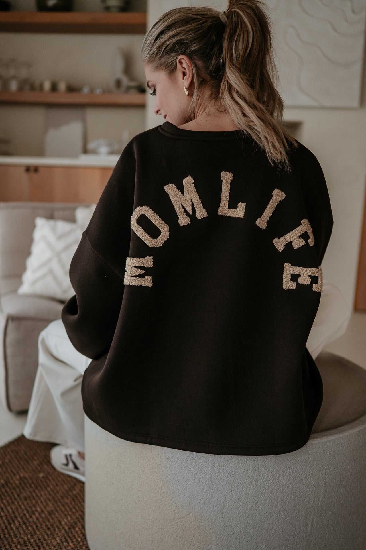 Solido sweater 'MOMLIFE' I Brown