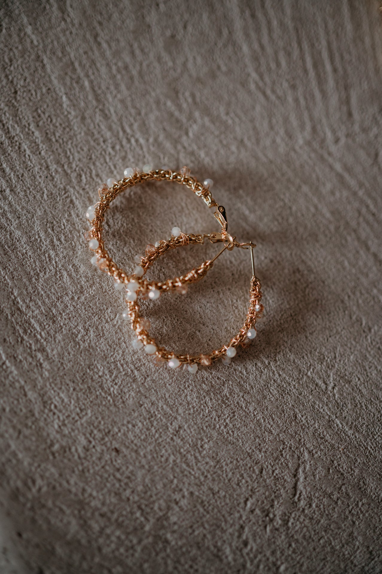 Tie earrings I Gold