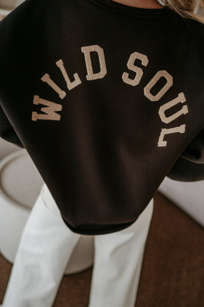 Solido sweater 'WILD SOUL' I Brown