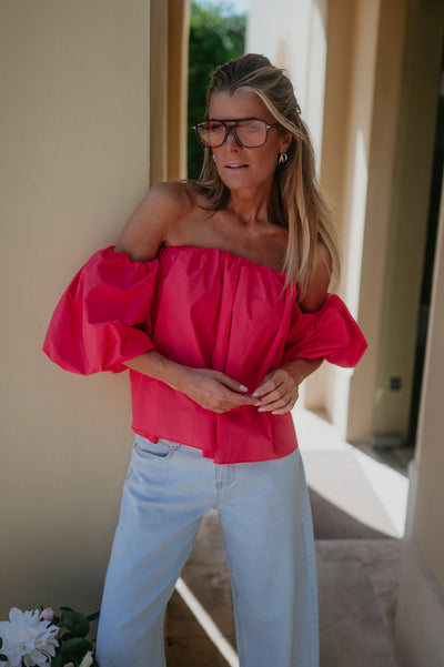 Dedalo blouse I Coral