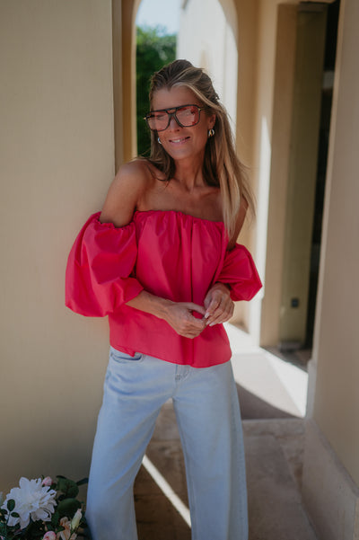 Dedalo blouse I Coral