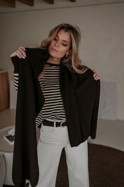 Nedio scarf I Chocolate Brown