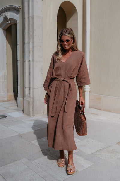 Tuono dress I Chocolate Brown