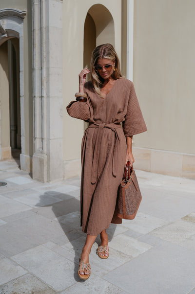 Tuono dress I Chocolate Brown