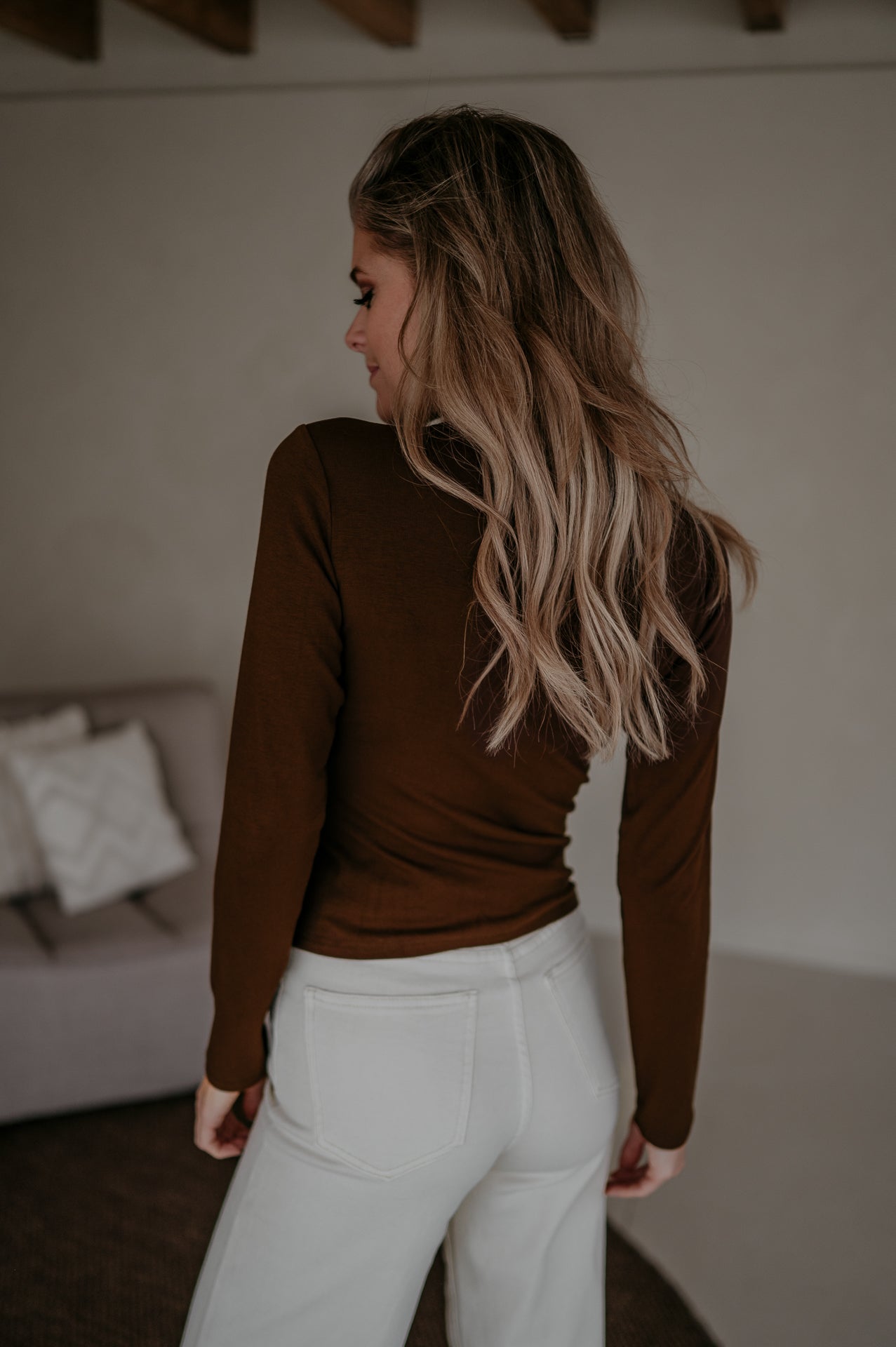 Elico longsleeve I Chocolate Brown