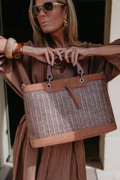 Tegola handbag I Brown