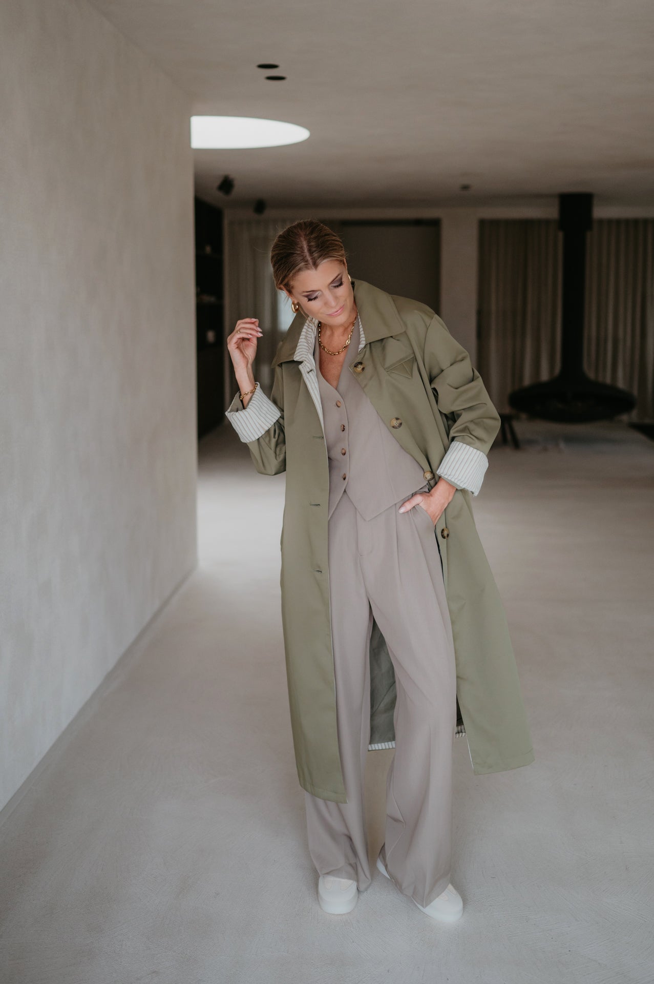 Tremiti trenchcoat I Khaki