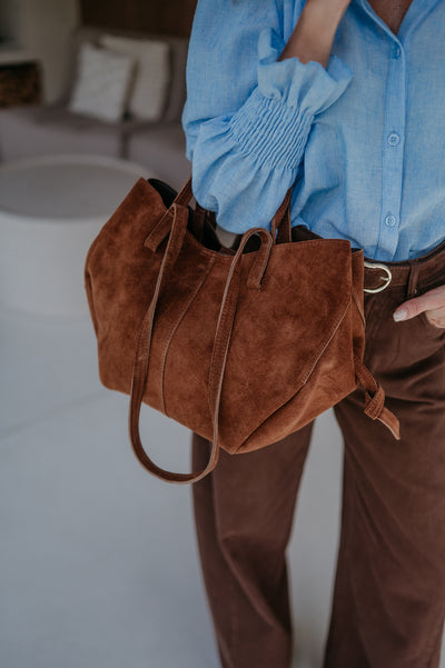 Ghirba handbag I Camel