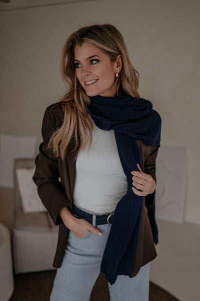 Nedio scarf I Navy Blue