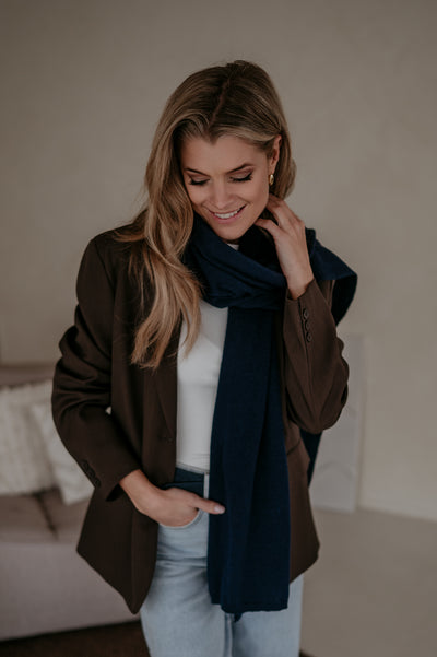 Nedio scarf I Navy Blue