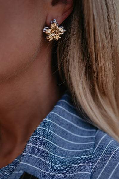 Corda earrings I Gold & Silver
