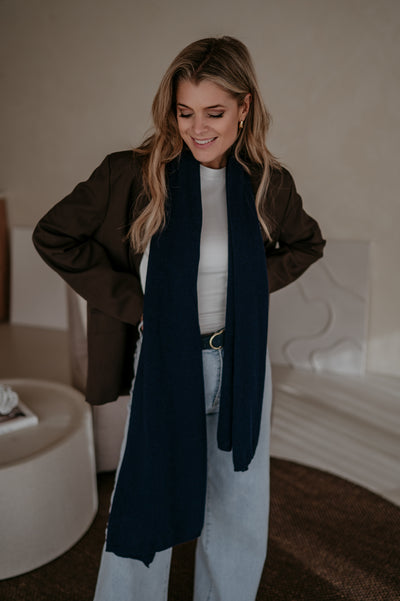 Nedio scarf I Navy Blue