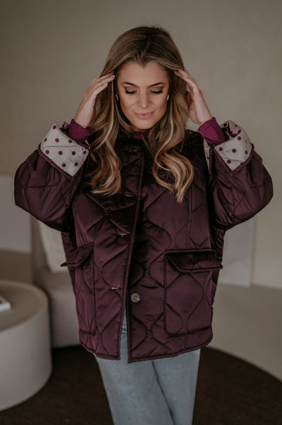 Gedria jacket I Burgundy