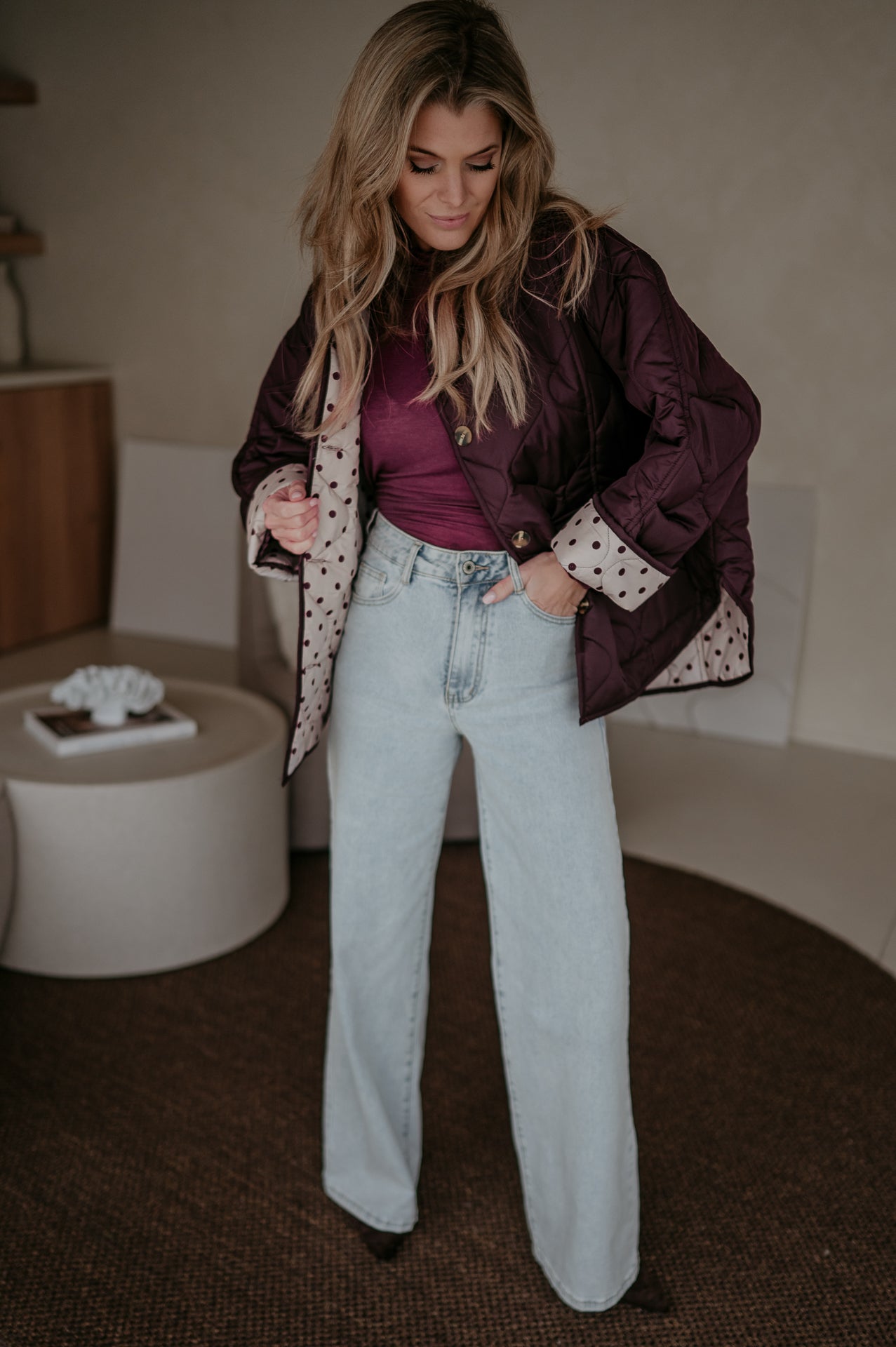 Gedria jacket I Burgundy