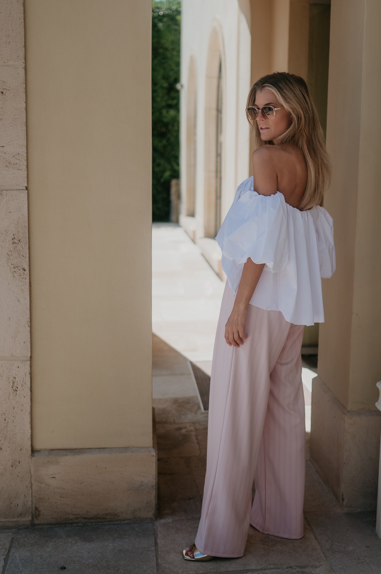 Mostri trousers I Striped Rose