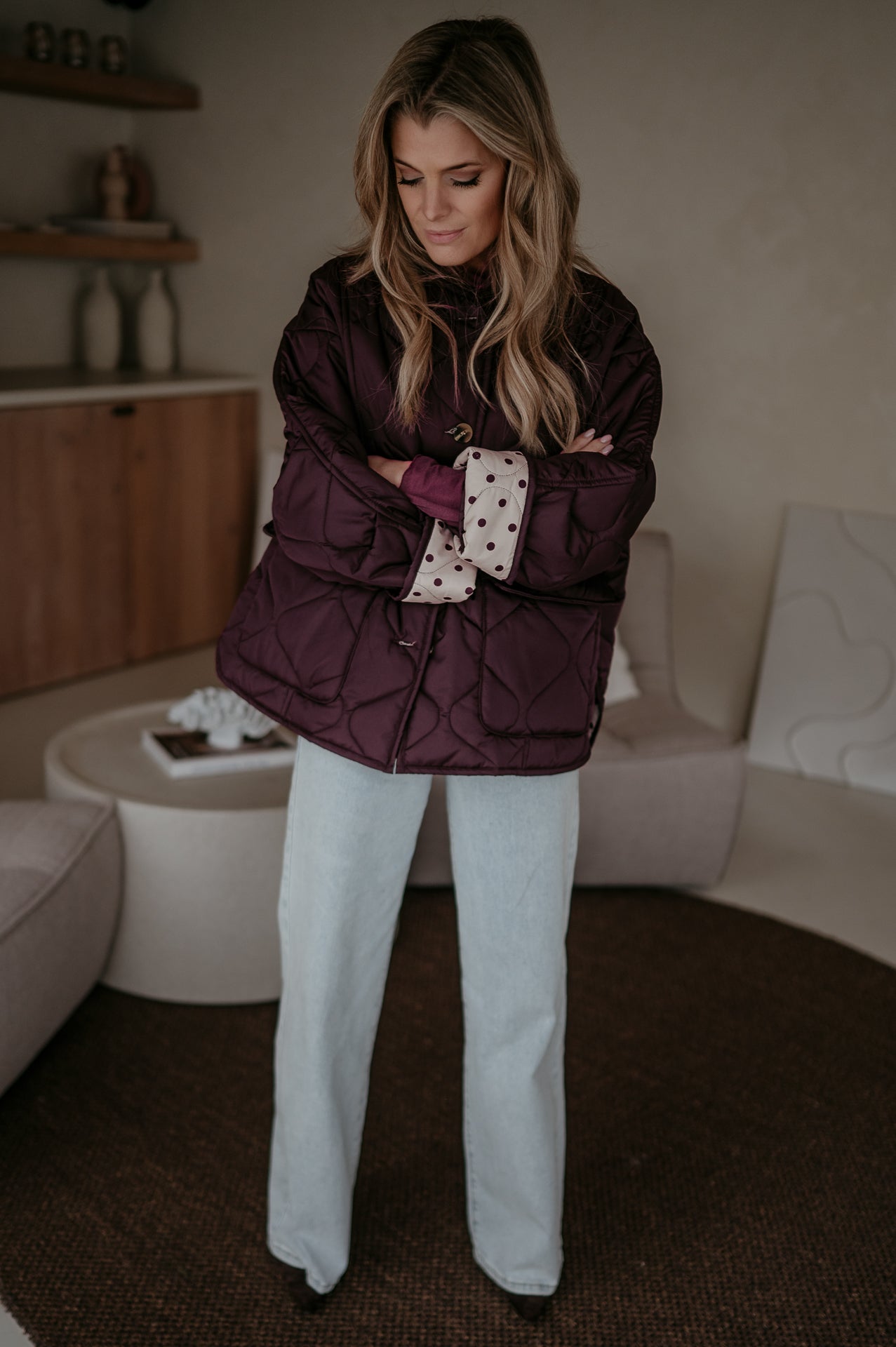 Gedria jacket I Burgundy