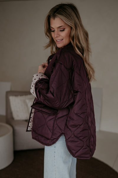 Gedria jacket I Burgundy