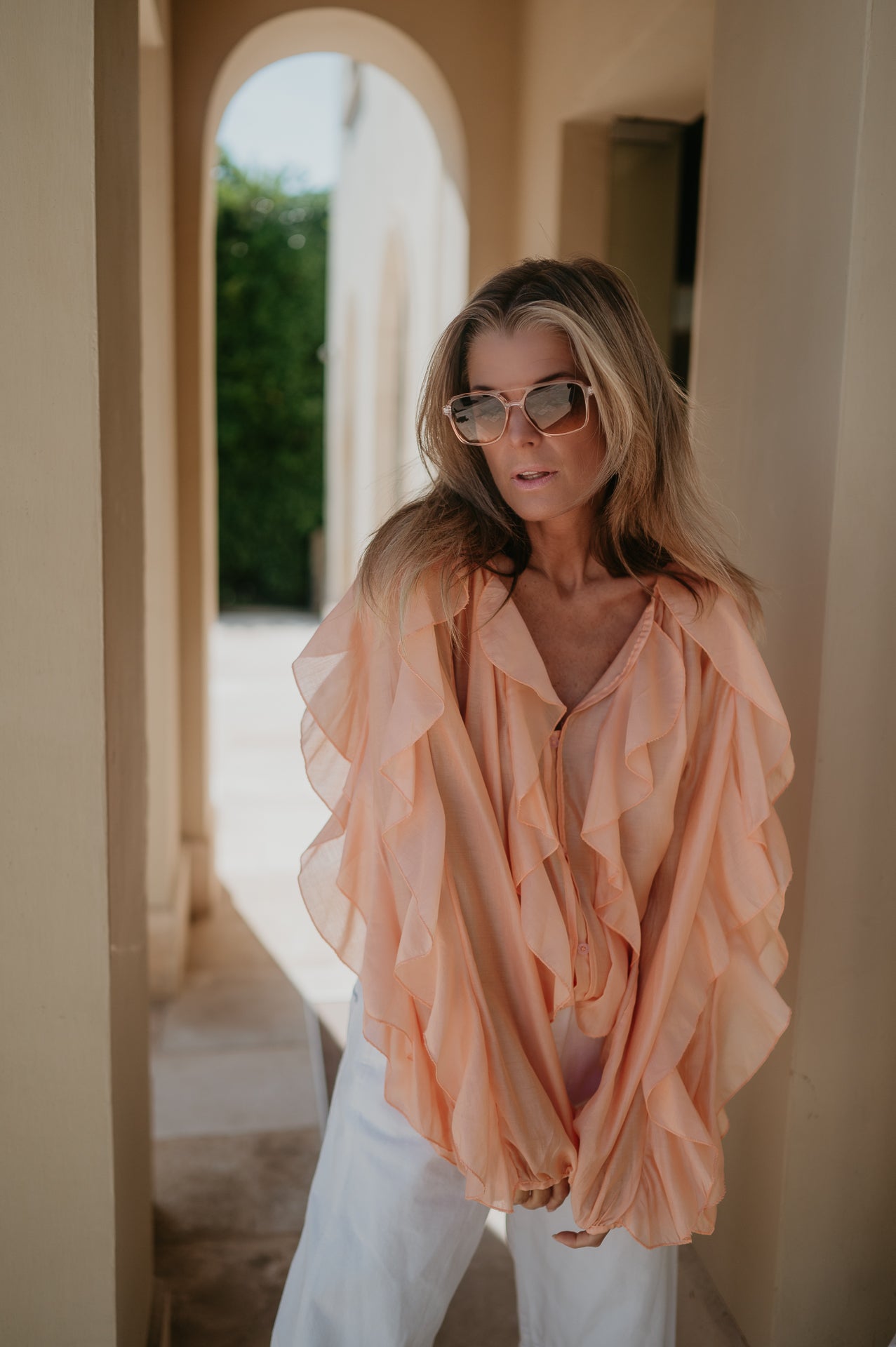 Discesa blouse I Peach