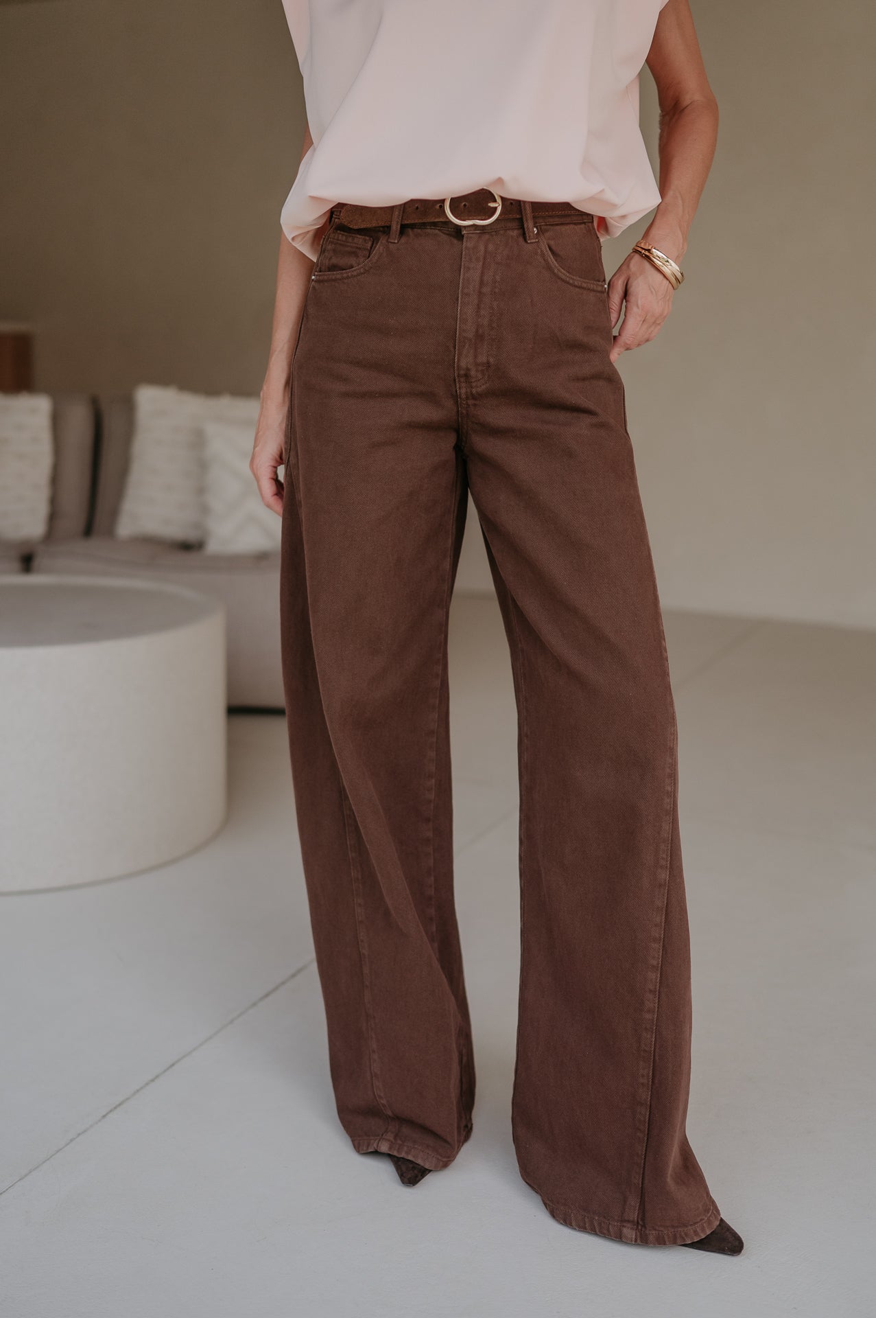 Ottobre jeans I Chocolate Brown