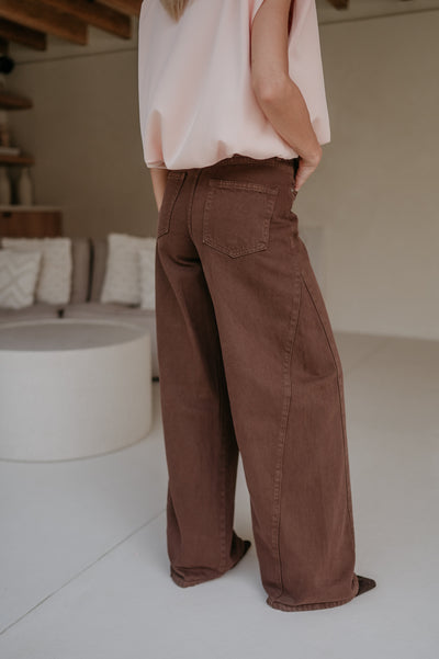 Ottobre jeans I Chocolate Brown