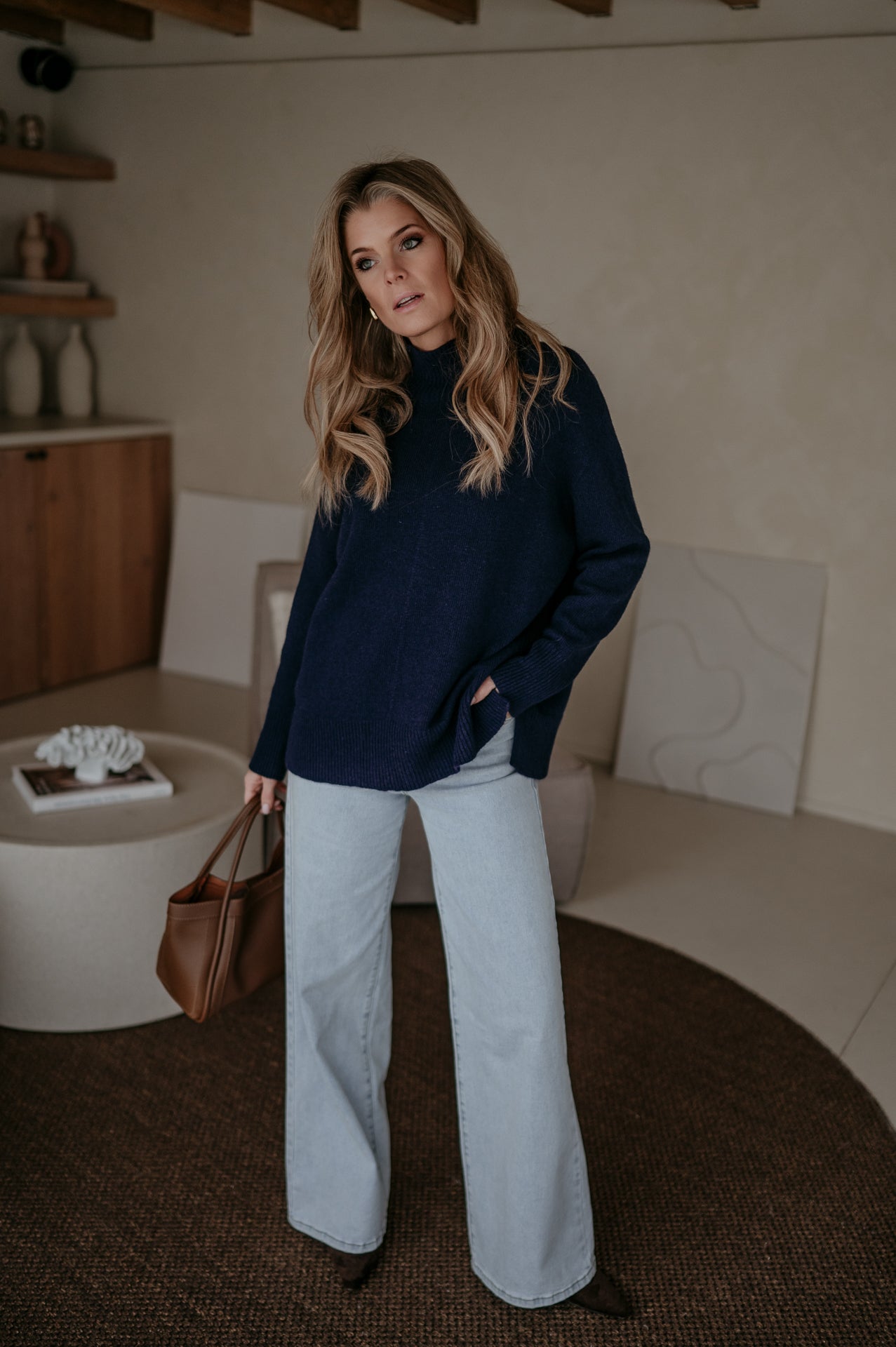 Lovide knit I Navy Blue