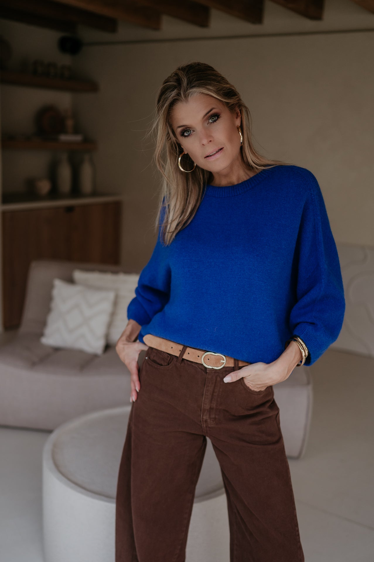 Frana knit I Kobalt Blue