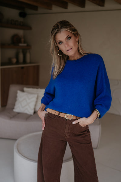Frana knit I Kobalt Blue