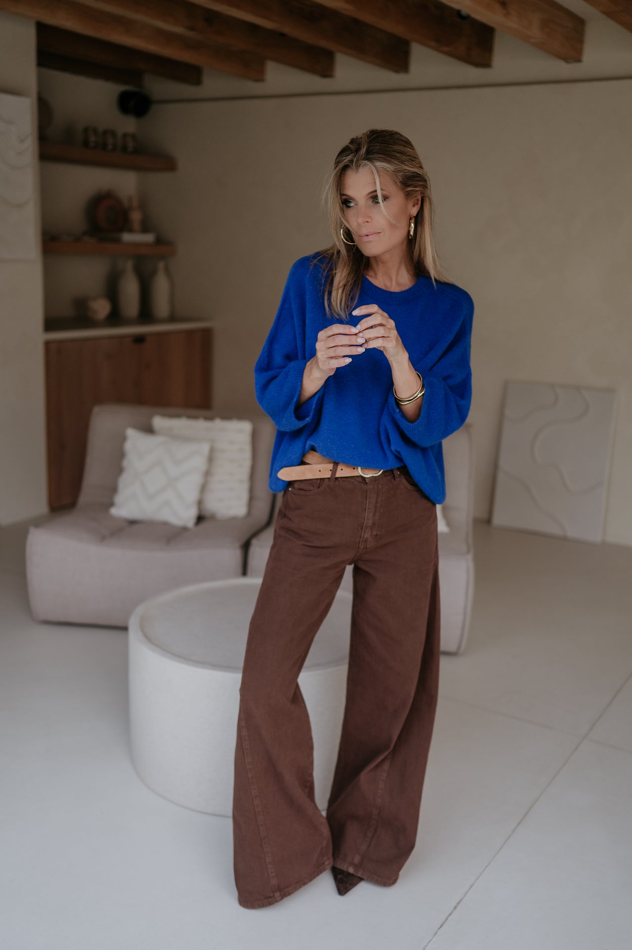 Frana knit I Kobalt Blue