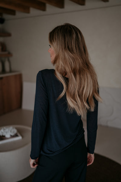 Dide top I Navy Blue