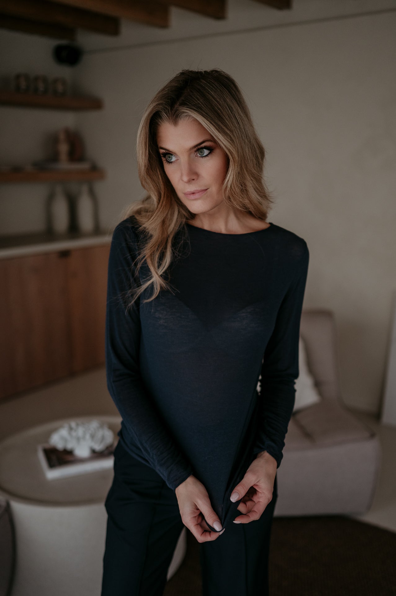 Dide top I Navy Blue