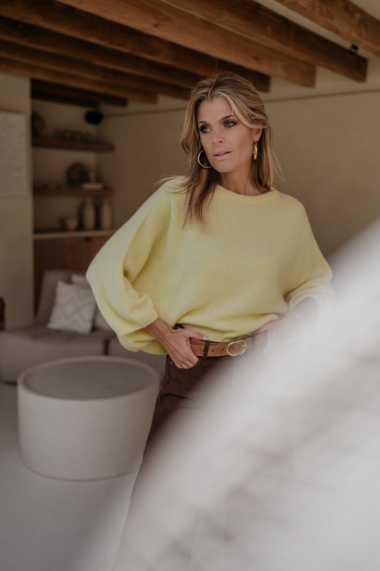 Frana knit I Yellow