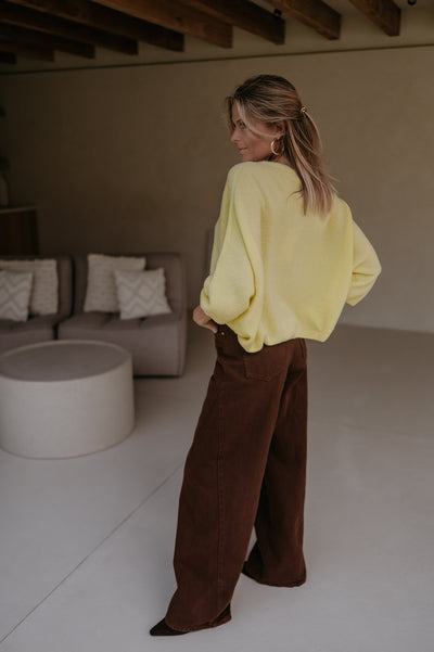 Frana knit I Yellow