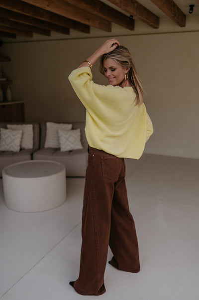 Frana knit I Yellow