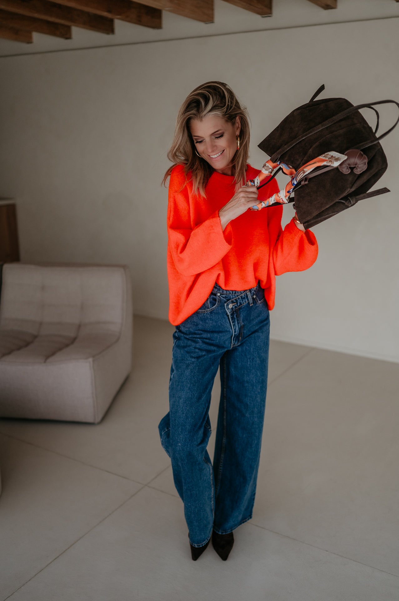 Frana knit I Orange