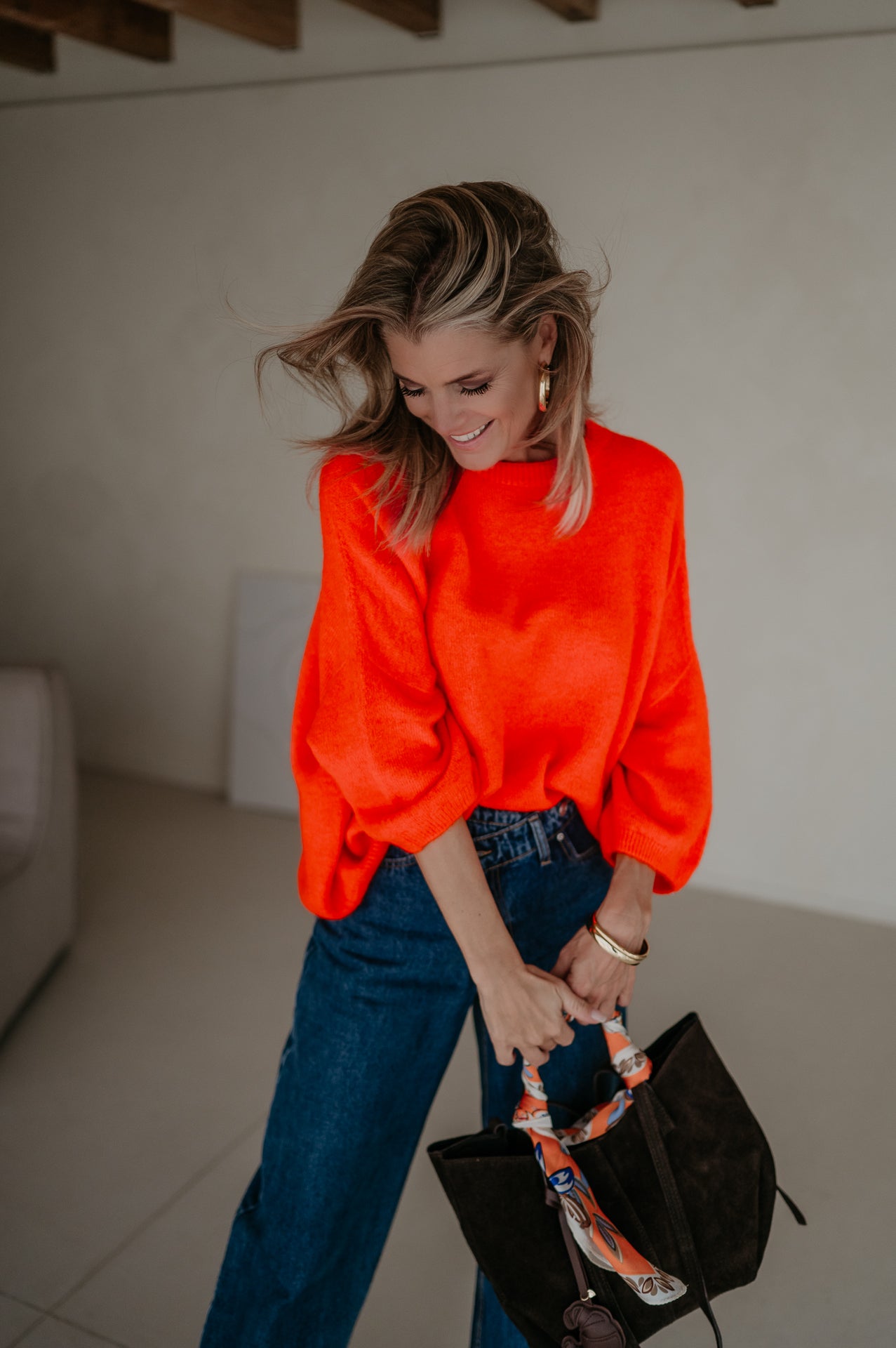 Frana knit I Orange
