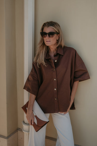 Bastone shirt I Chocolate Brown