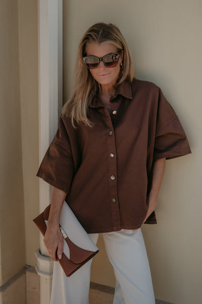 Bastone shirt I Chocolate Brown