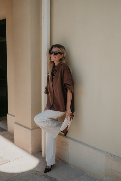 Bastone shirt I Chocolate Brown