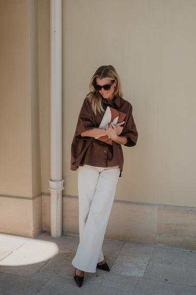 Bastone shirt I Chocolate Brown