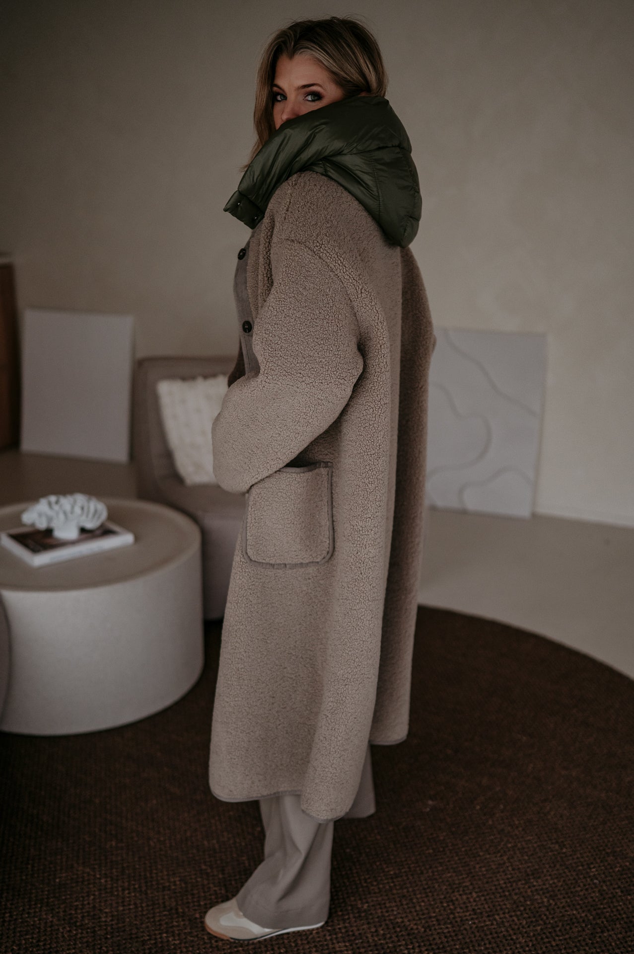 Credoni coat I Taupe